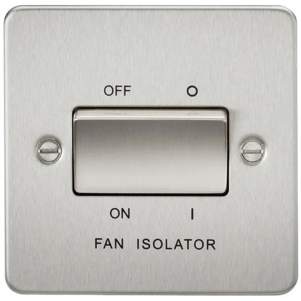 10A Flat Plate 3-Pole Fan Isolator Switch