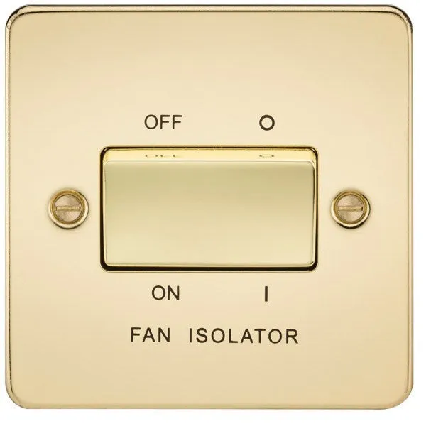 10A Flat Plate 3-Pole Fan Isolator Switch