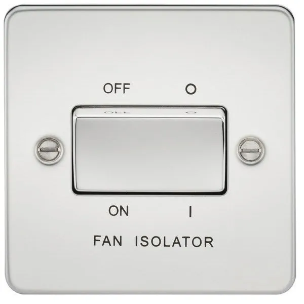 10A Flat Plate 3-Pole Fan Isolator Switch