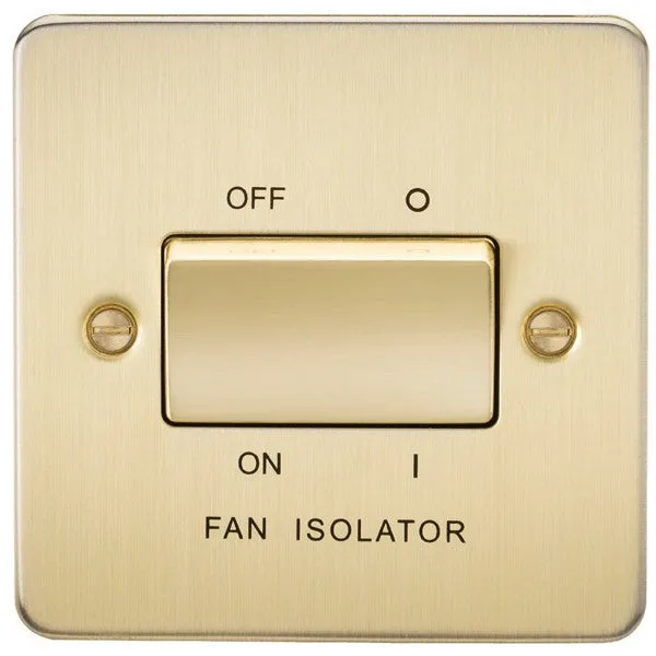 10A Flat Plate 3-Pole Fan Isolator Switch