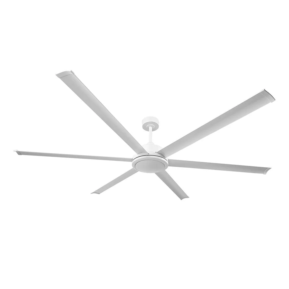 120" Colossus DC Ceiling Fan White, Black, Satin Nickel 22677/XX Brilliant Lighting