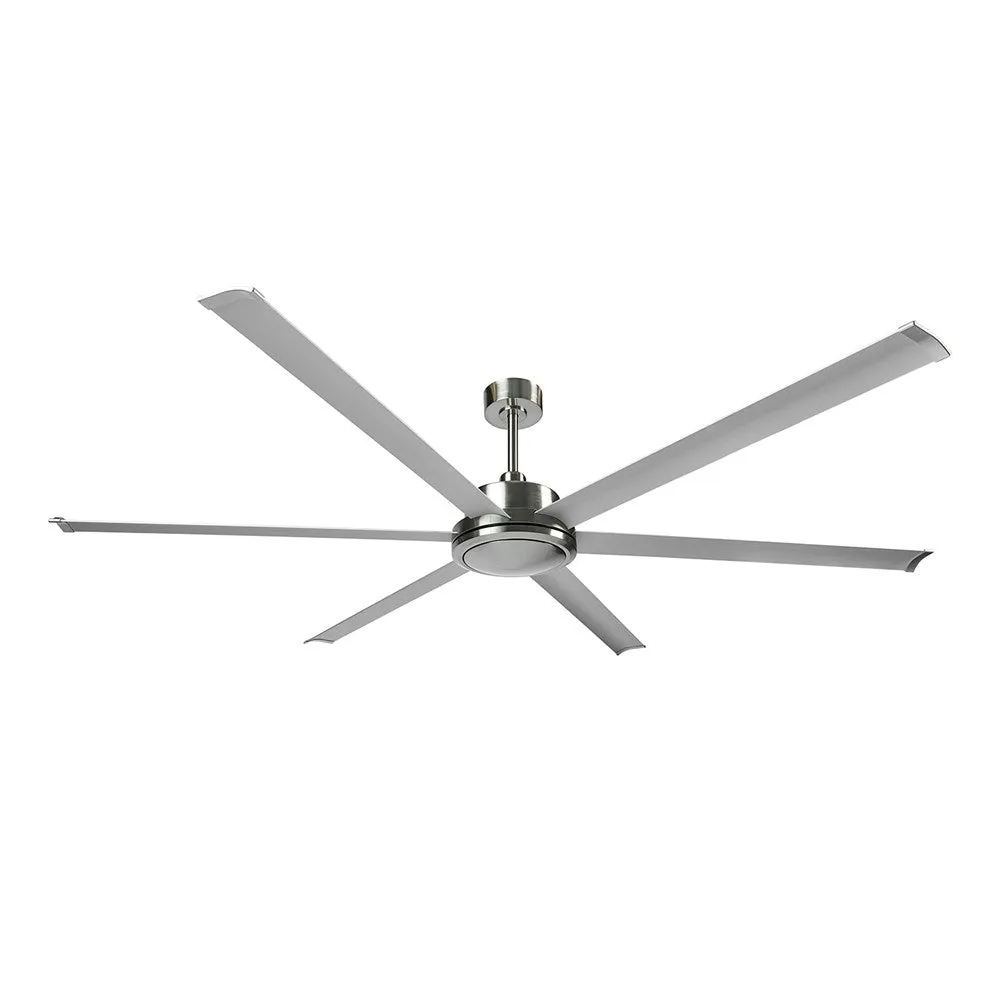 120" Colossus DC Ceiling Fan White, Black, Satin Nickel 22677/XX Brilliant Lighting