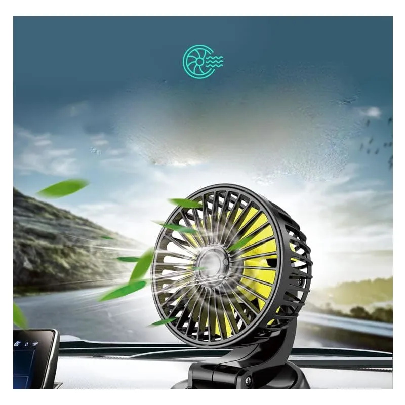 12V Portable Vehicle Air Fan X668