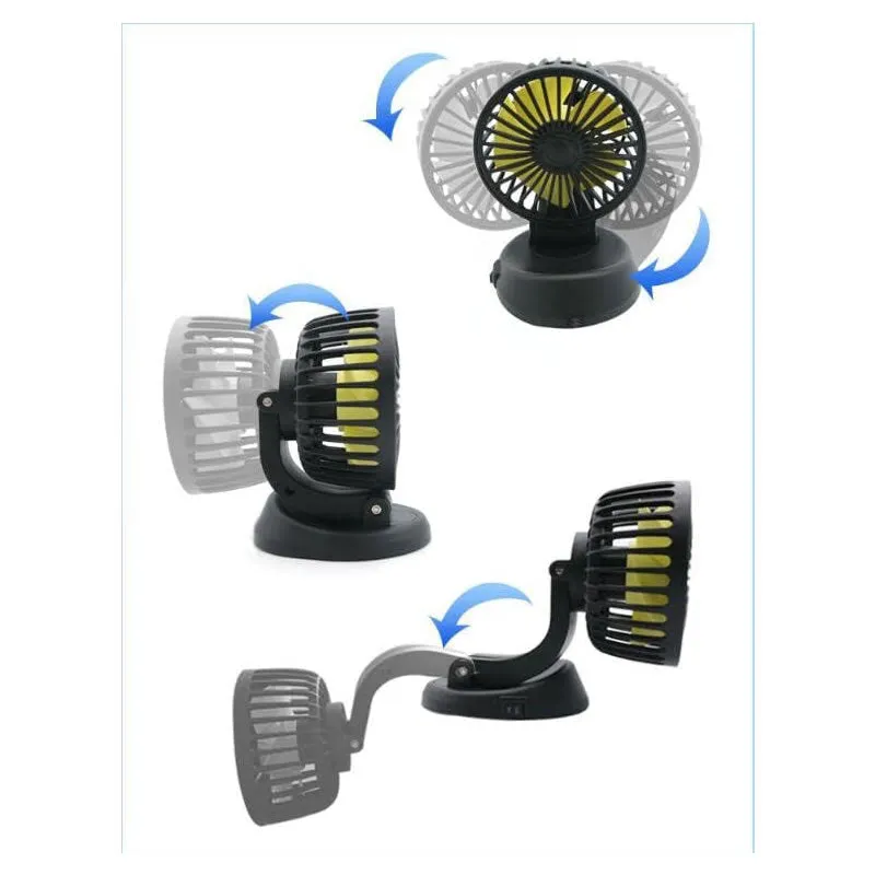 12V Portable Vehicle Air Fan X668