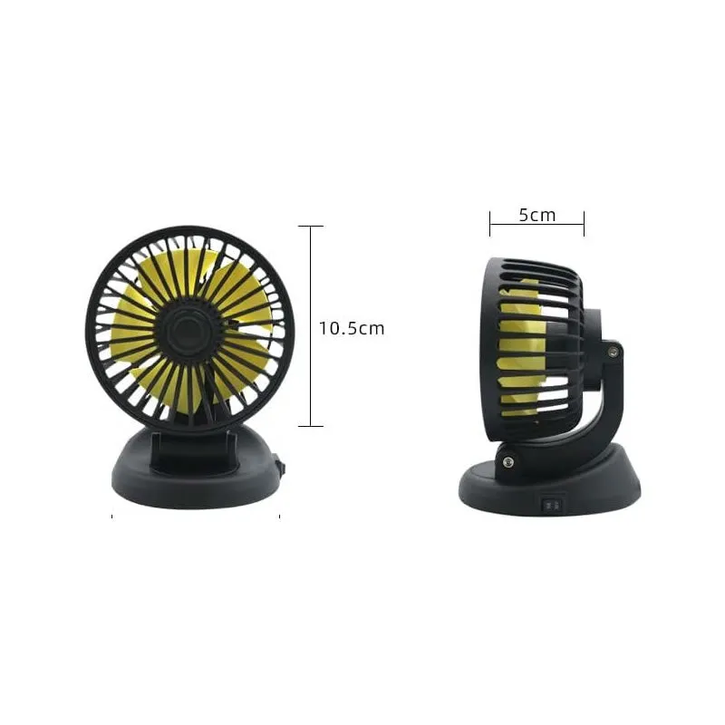 12V Portable Vehicle Air Fan X668