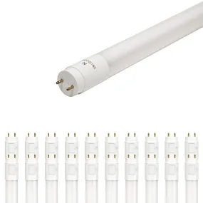 18-Watt T8 Hybrid (A B) CCT Selectable 4-Foot T8 2450-2650 Lumens LED Light Tube Bulb (20-Pack)