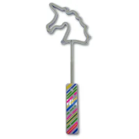 18" Multi-Colored Neon Light Up Unicorn Wand (Each)