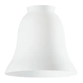 2 1/4-Inch White Opal Bell Shade