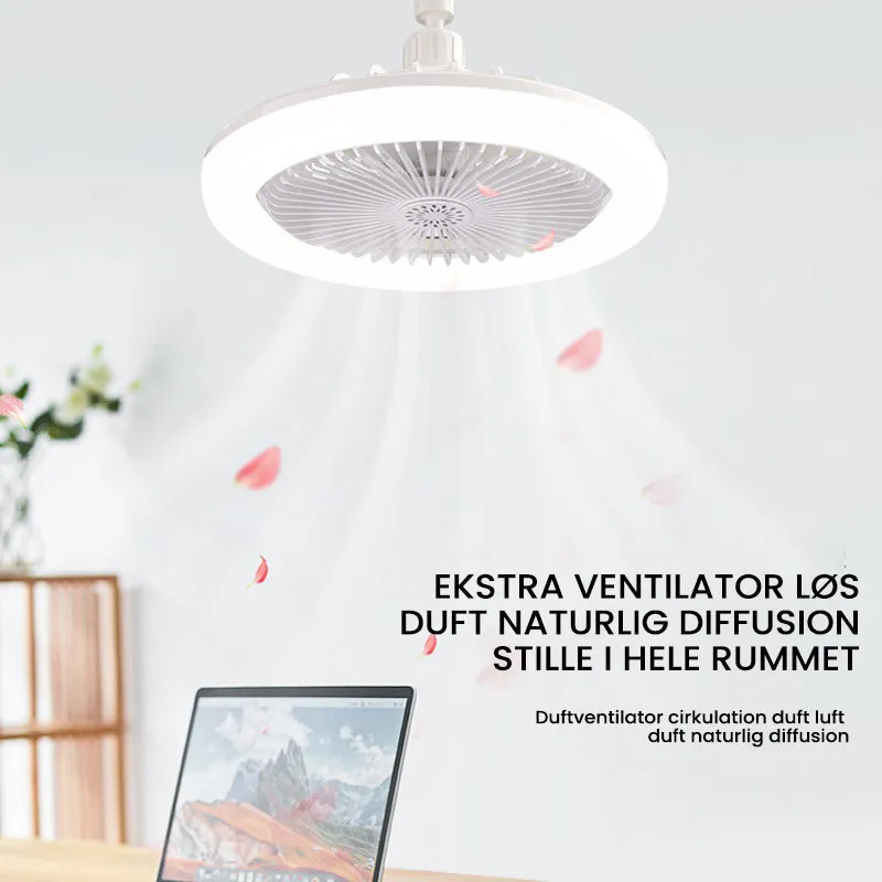 2-i-1 Aromaterapi LED blæserlampe