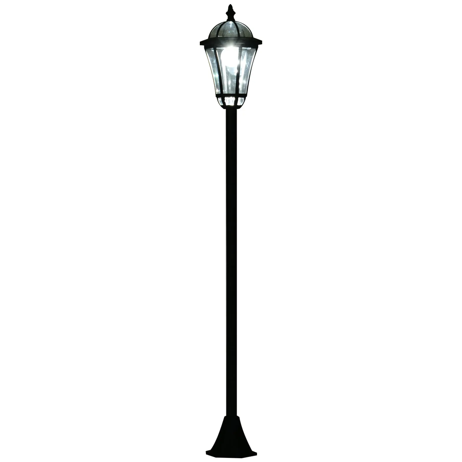 2 x Solar Powered LED Lamp Posts