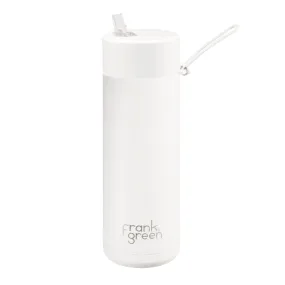 20oz Ceramic Reusable Bottle with Straw Lid | Cloud