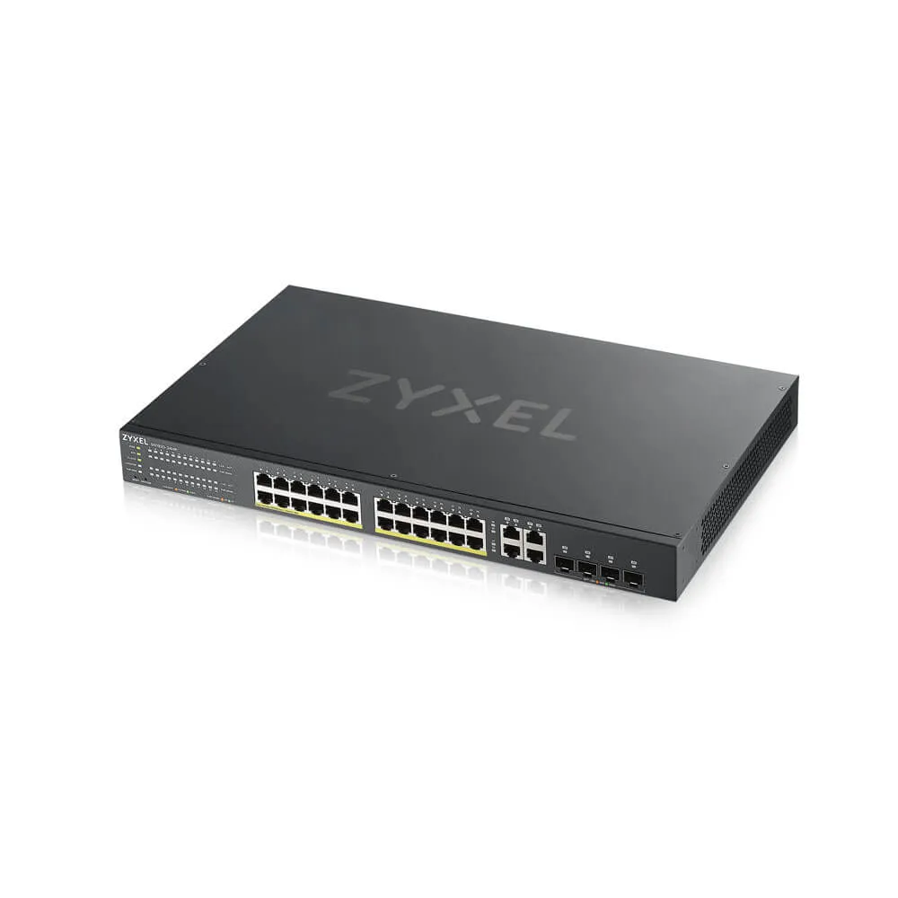 24 4P Zyxel Gs1920 Rm M Poe  V2