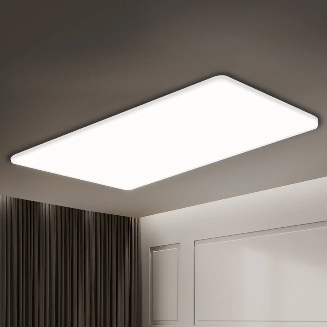 3-Colour Ultra-Thin 5cm Led Ceiling Light Modern Surface Mount 90W - White