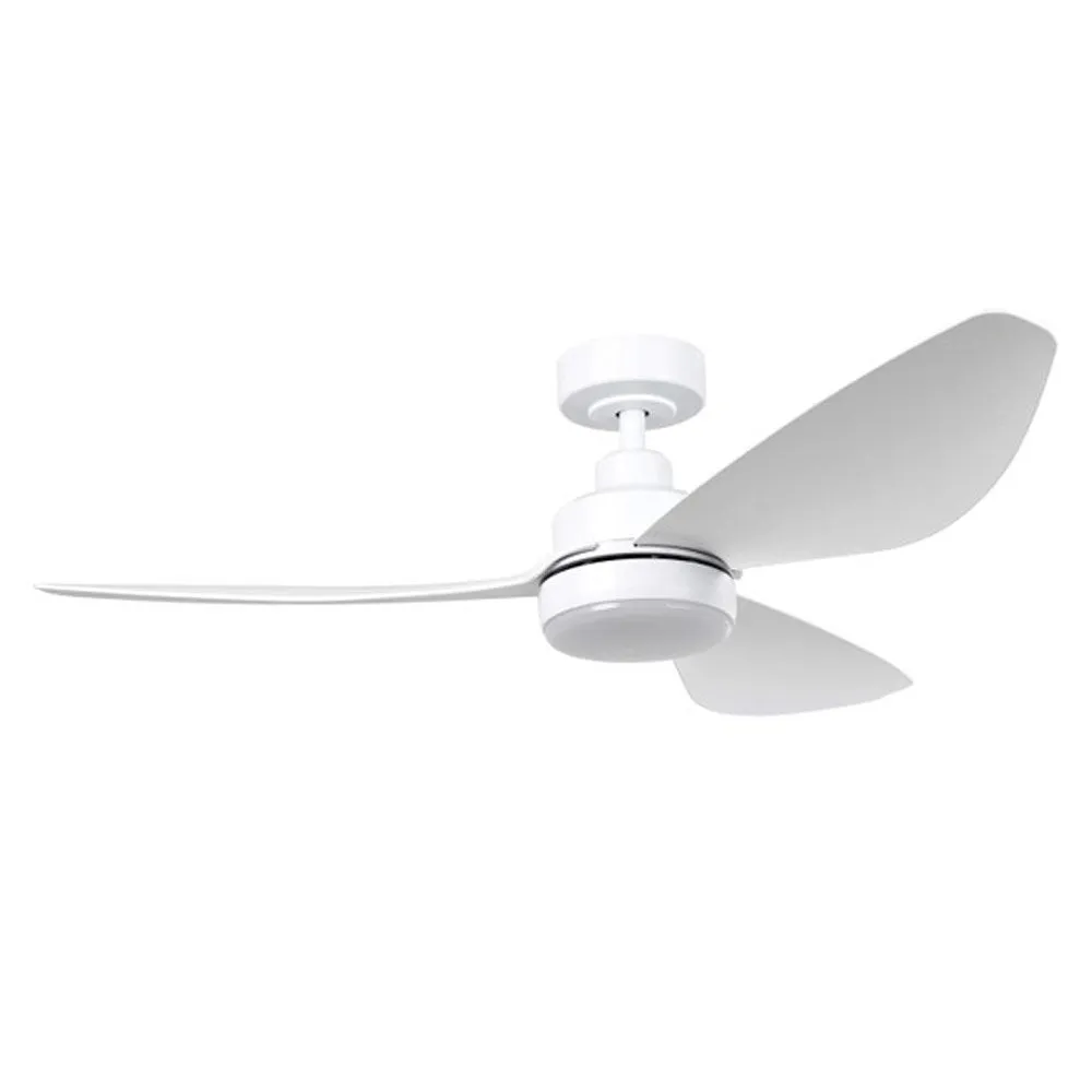 48" Torquay DC Ceiling Fan with LED Light CCT 20w in White, Black or Oil-Rubbed Bronze