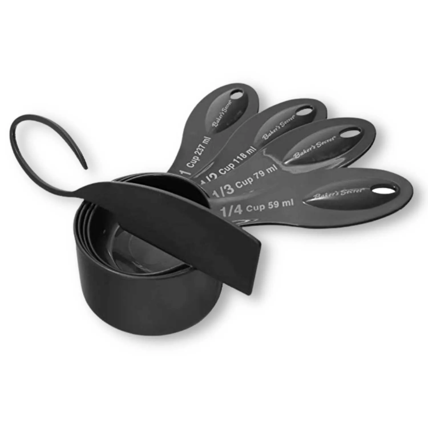 4pcs Measuring Cup with Scraper