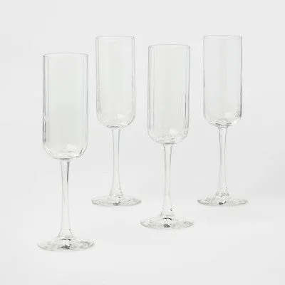 4pk Saybrook Champagne Drinkware Set - Threshold