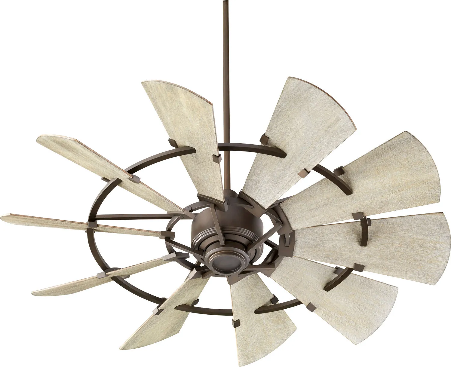 52" Ceiling Fan from the Windmill Collection in Oiled Bronze Finish by Quorum