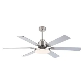 60" Lucknow Modern Ceiling Fan with Lighting and Remote Control