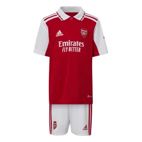 adidas Kids Arsenal 2022/23 Home Mini Kit Scarlet/White