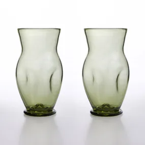 Ancient Roman Drinking Glass in Pair