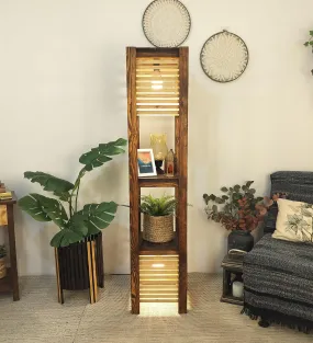 Antilia Wooden Floor Lamp