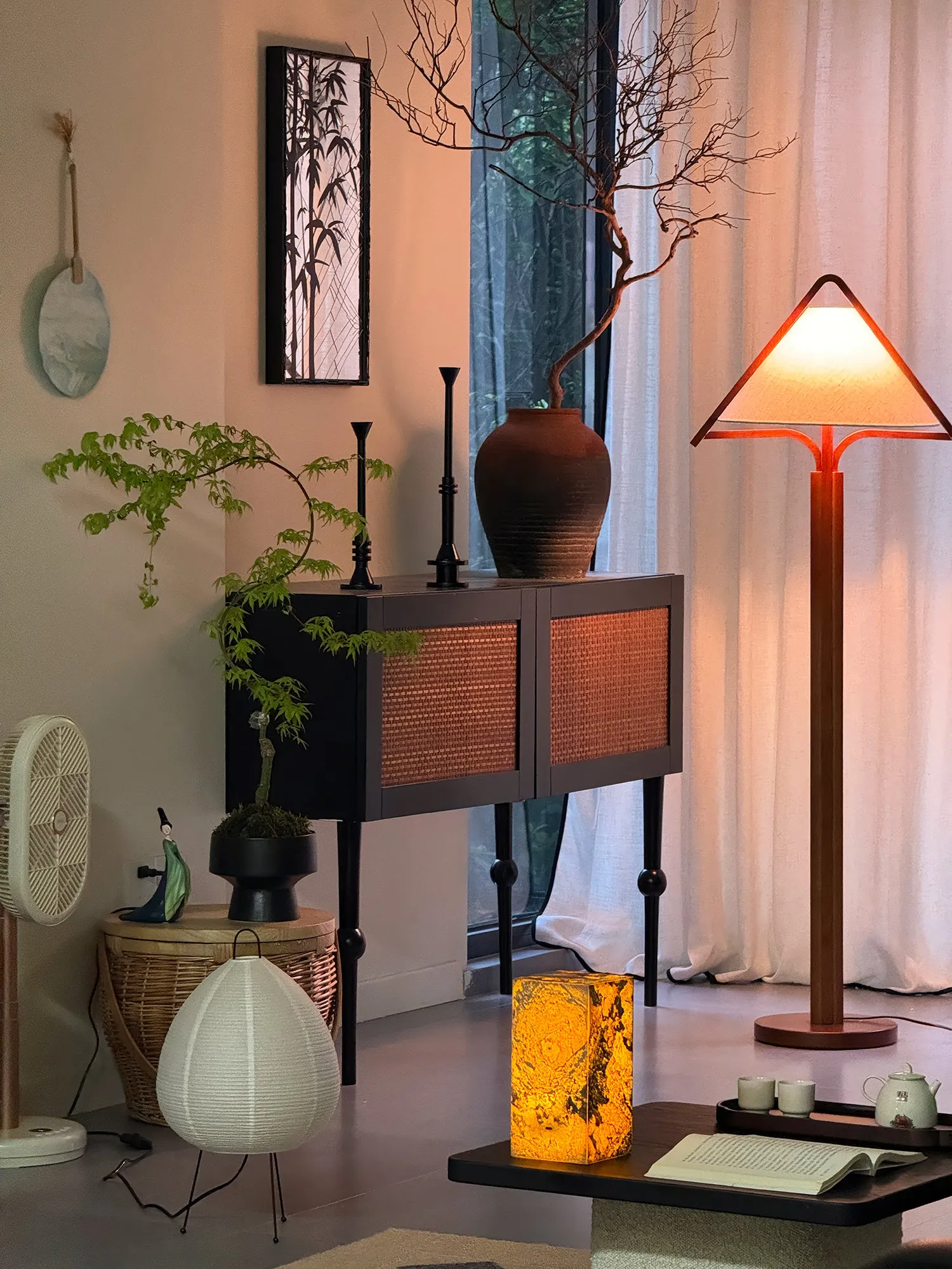 Apex Triangle Shade Floor Lamp