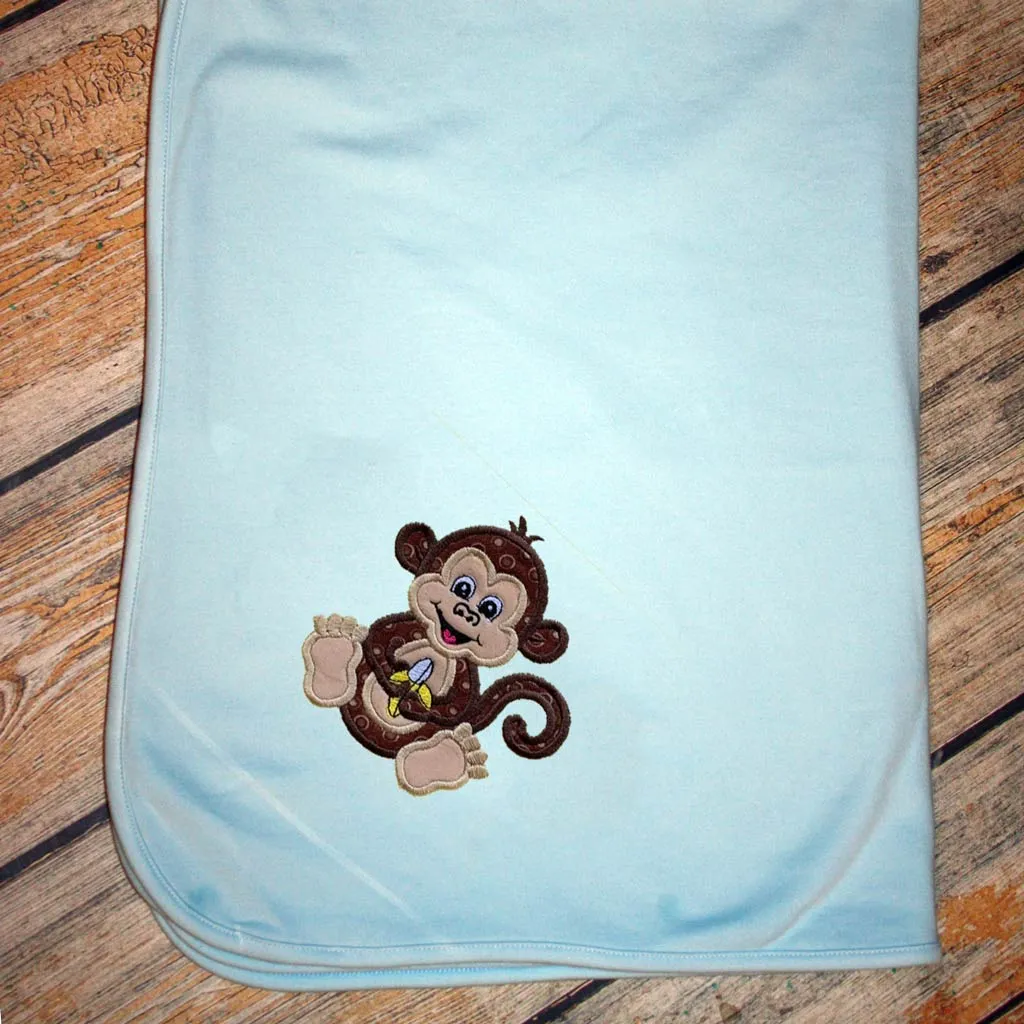 Applique Animal Baby Blanket