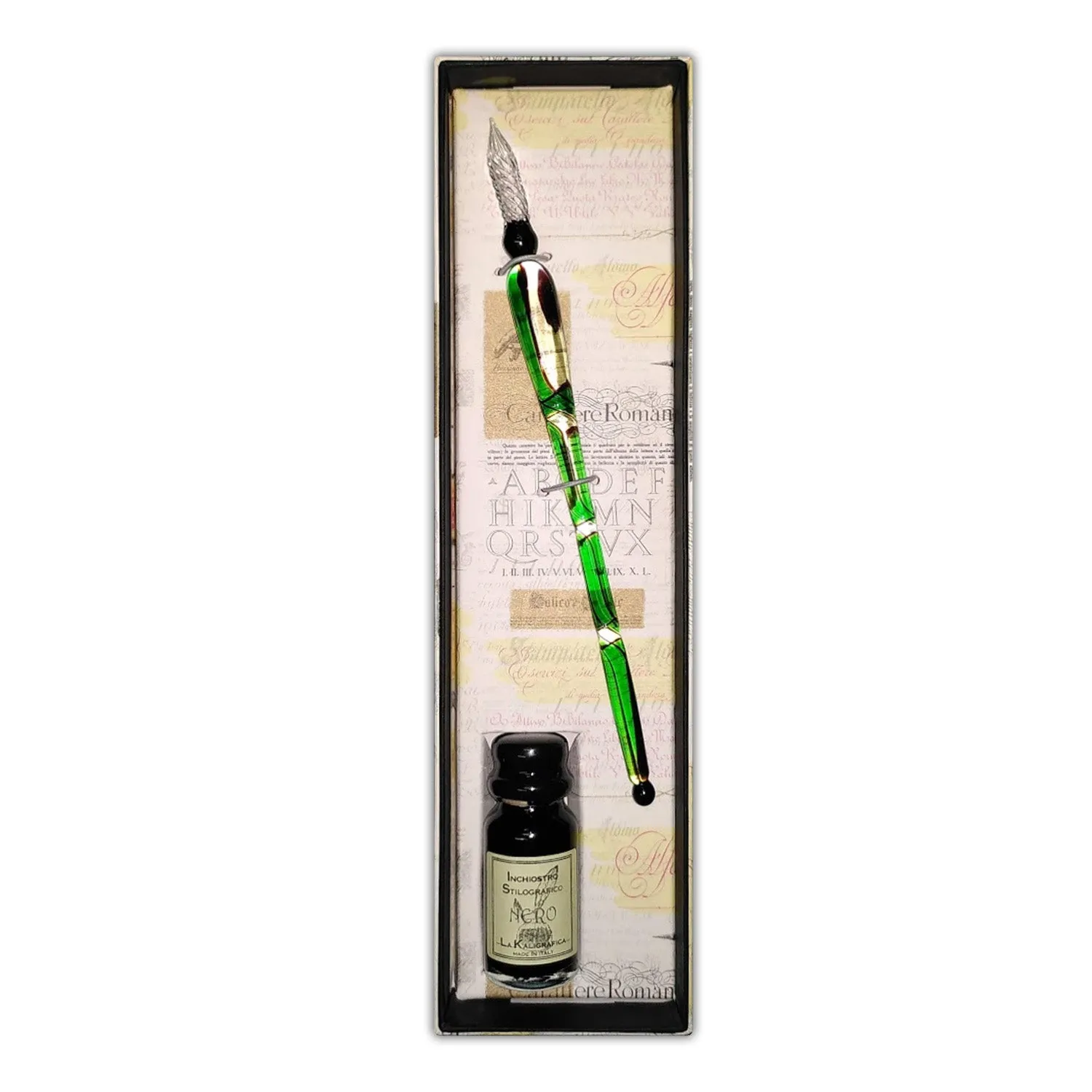 Art Deco Glass Dip Pen