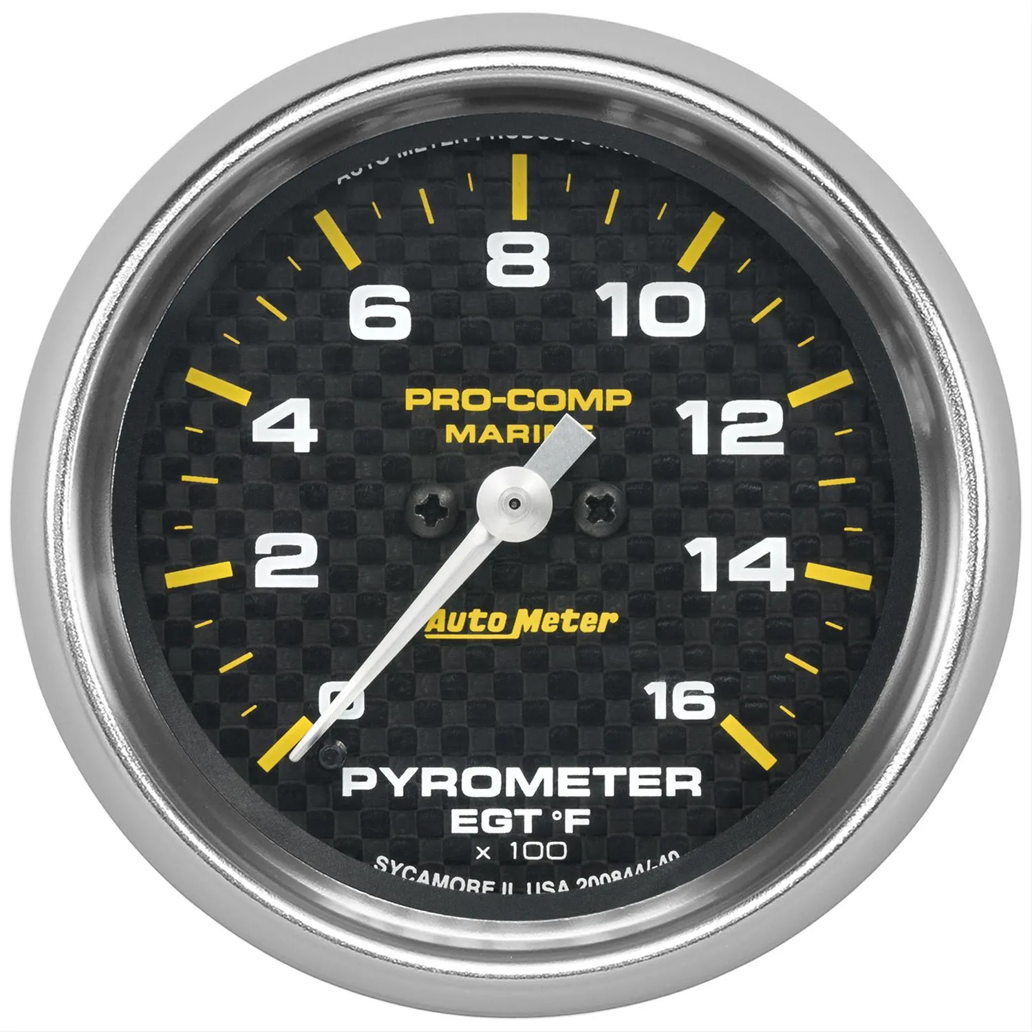 AutoMeter Pro-Comp Marine Carbon Fiber Analog Gauges 200844-40