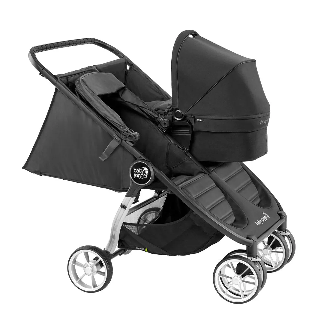 Baby Jogger City Mini 2/GT2 Double Carrycot - Opulent Black