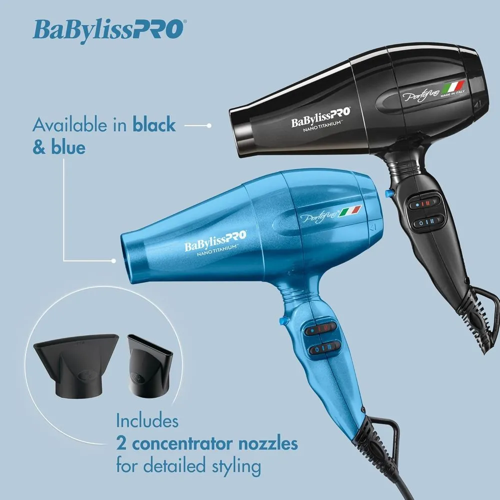 BabylissPRO Portofino Dryer - Blue