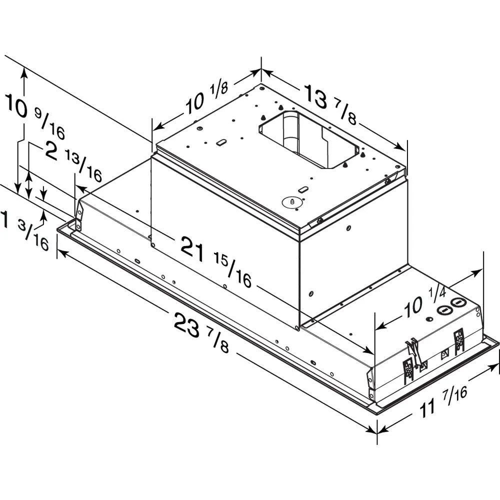 Best 24-inch HBN1 Series Hood Insert HBN1246SS