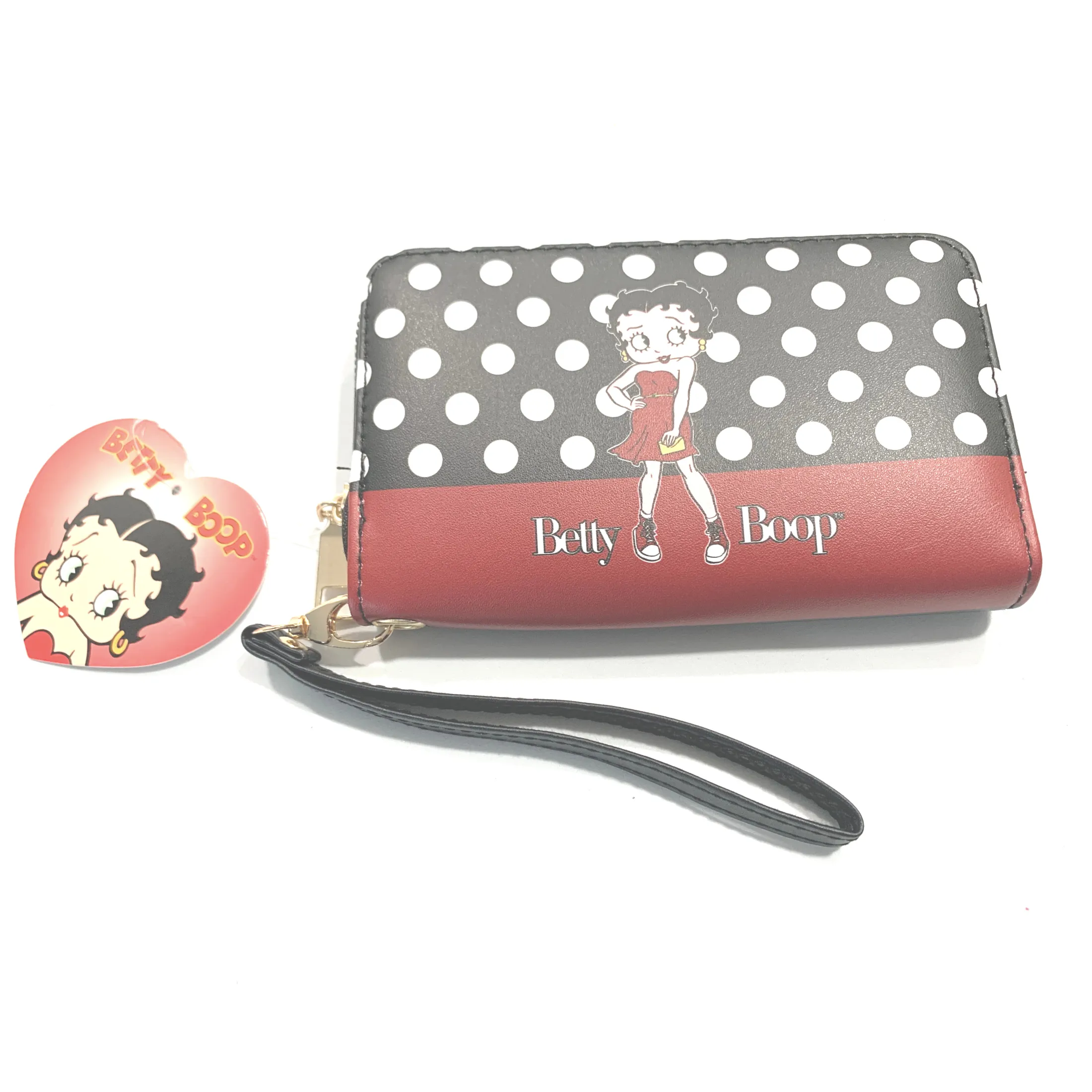 Betty Boop Wallet White Dots