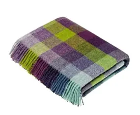 Bezzilish Home Luxury Kashmiri Marino Haoziery Pure Woolen Blanket Single Bed for Hotel/Guest House/Hospital - (Multicolor, Pack of 1)