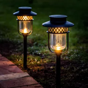 Black Stainless Steel Landscape, Path & Garden Light - 2 Pack