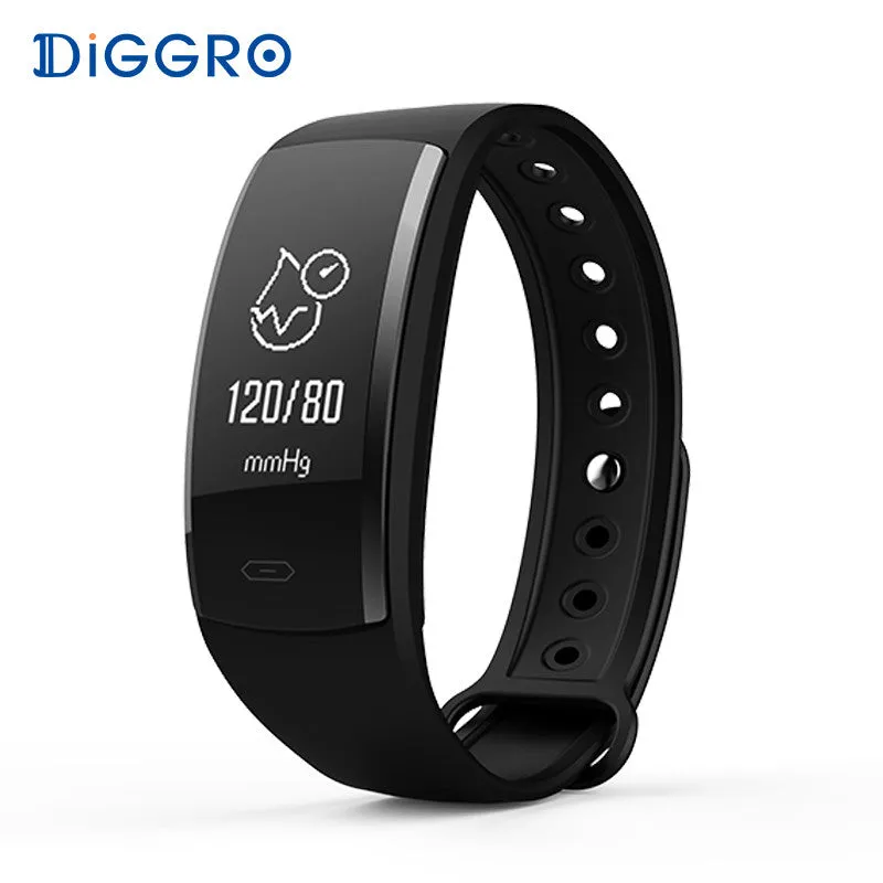 Blood Pressure Smart Bracelet Heart Rate Monitor Blood Oxygen Monitor IP67 Fitness Tracker for Andriod IOS VS QS80