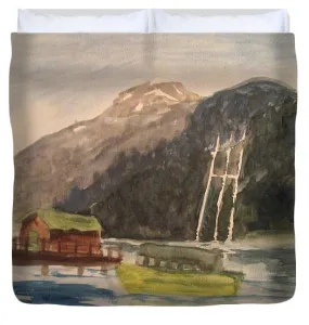 Boating Shore - Duvet Cover