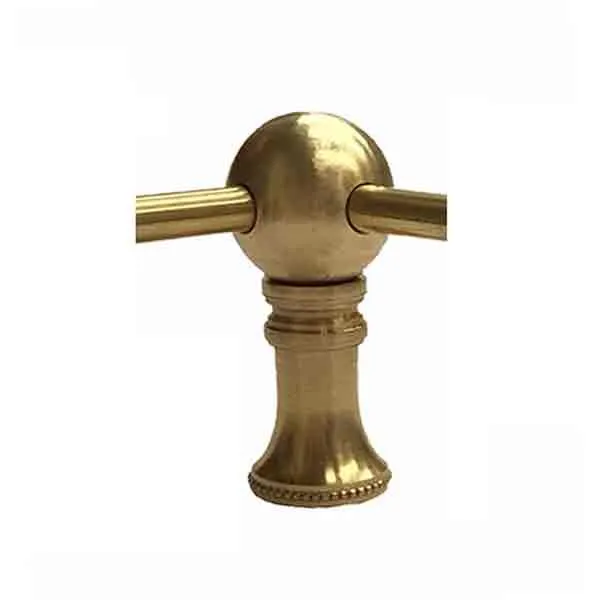 Brass Gallery Rail - Corner Posts