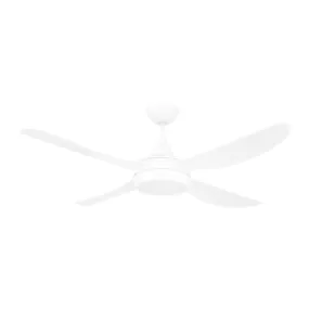 Brilliant Vector-II 48in. AC Ceiling Fan and Light 18w CCT with Ezy-Fit Blades - White