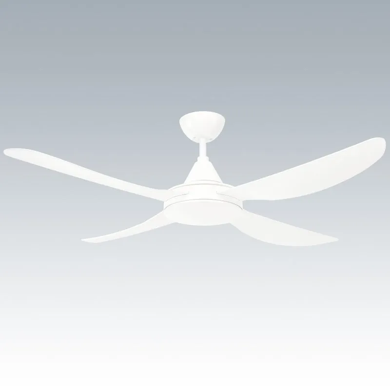 Brilliant Vector-II 52in. AC Ceiling Fan with Ezi-Fit Blades - Pure White