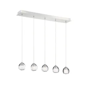 Cambari 32 in. 5 Lights Chandelier Nickel Finish