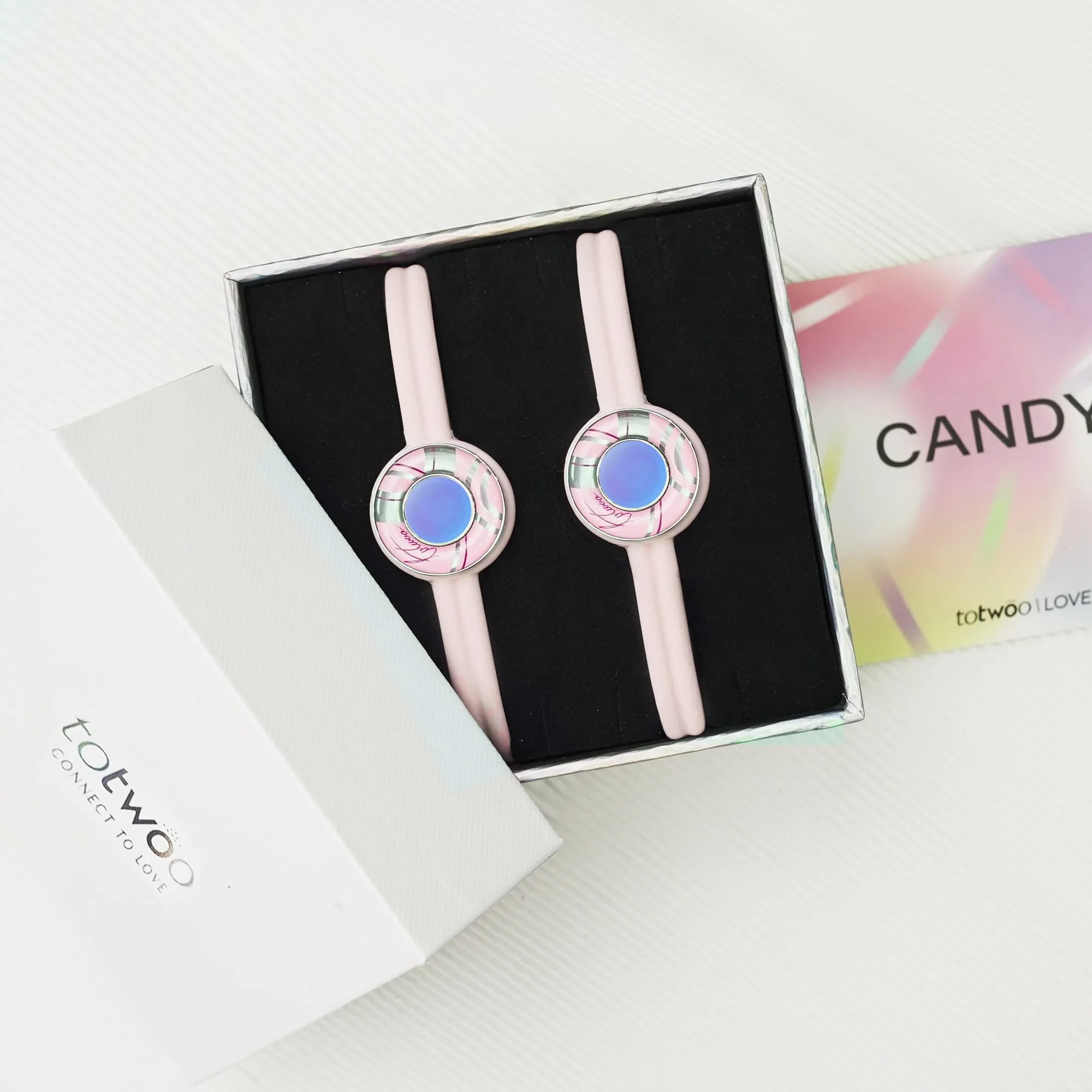 Candy Wave Touch Bracelets(Pink Pink)