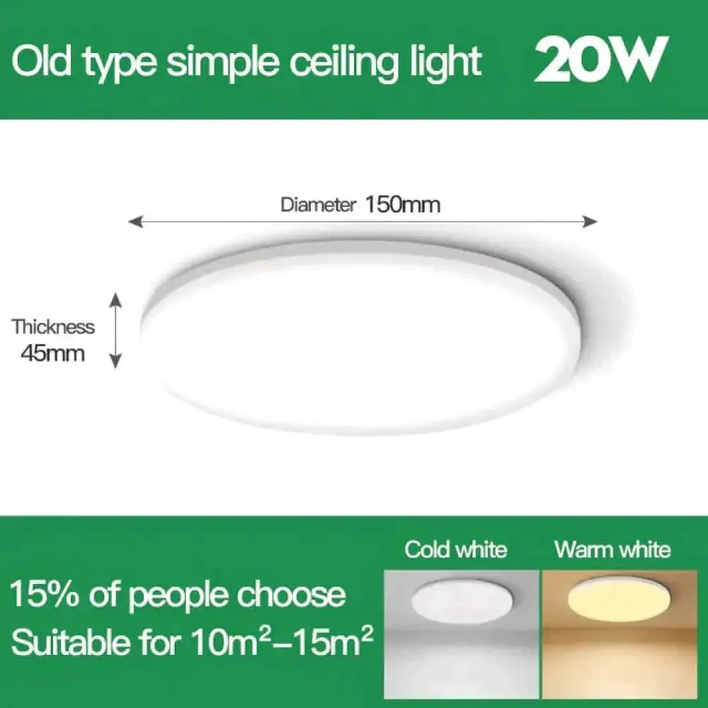 Ceiling Lights LED ceiling Light Surface Mounted Lamp 16W 30W 50W 70W Changeable Panel Lamps For Home Kitchen Lighting