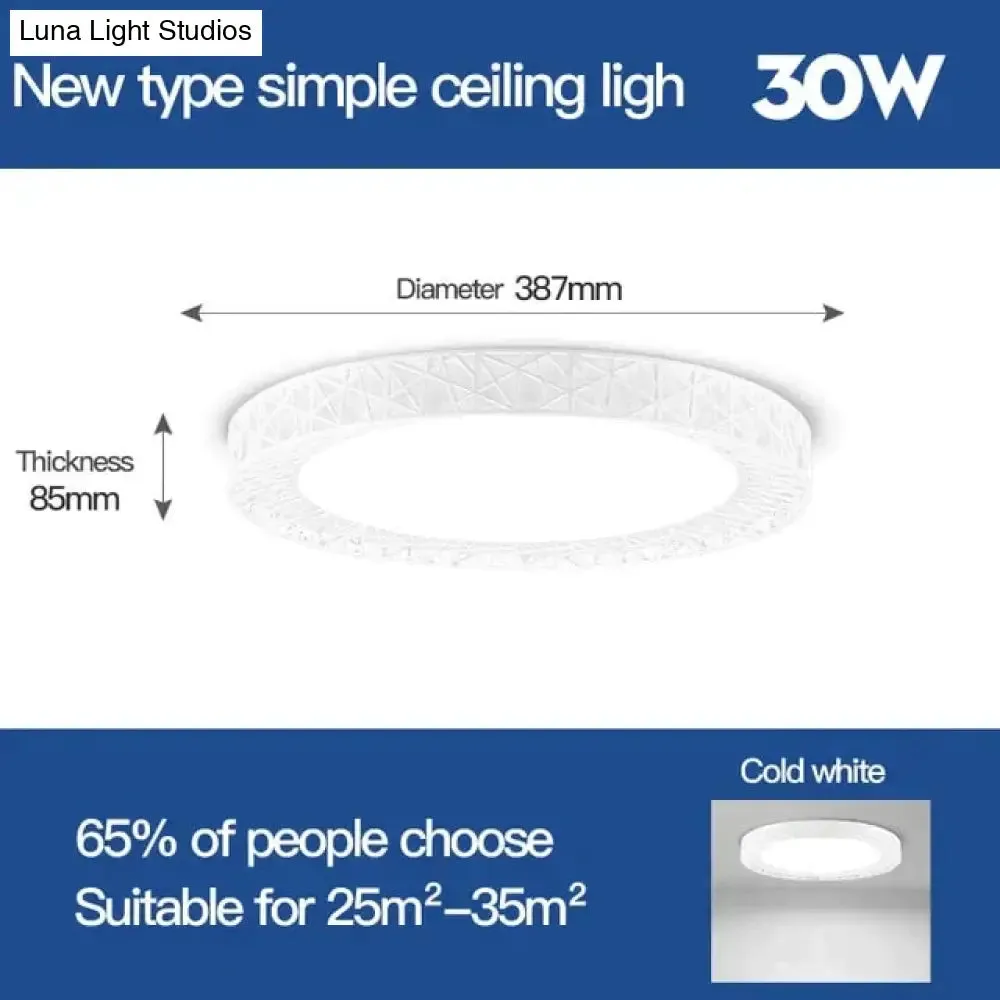 Ceiling Lights LED ceiling Light Surface Mounted Lamp 16W 30W 50W 70W Changeable Panel Lamps For Home Kitchen Lighting