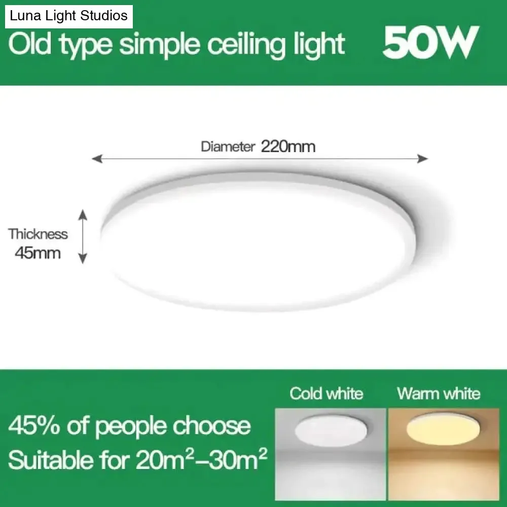 Ceiling Lights LED ceiling Light Surface Mounted Lamp 16W 30W 50W 70W Changeable Panel Lamps For Home Kitchen Lighting