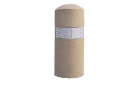 Cylindrical Bollard with Built-In Lighting