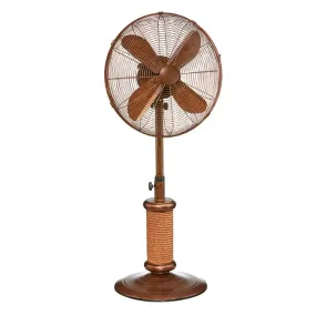 Deco Breeze Oscillating Outdoor Fan with Misting Kit, 3-Cooling Speed Misting Fan with High RPM, Adjustable and Portable Misting Fan, Antique Water Fan, 18 inches