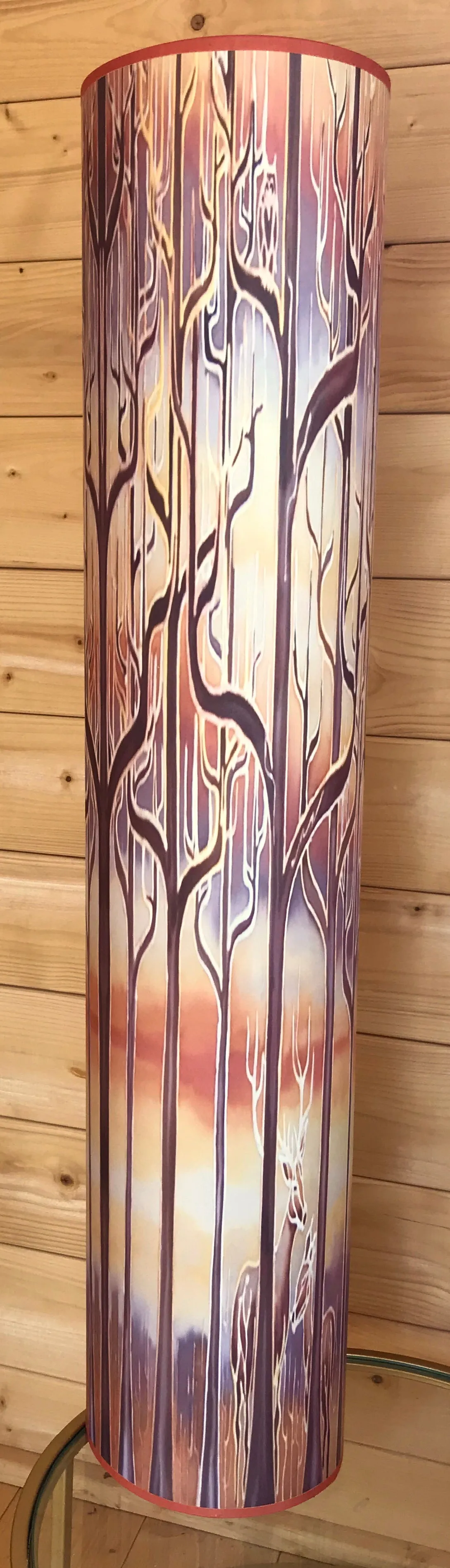 Deco trees Contemporary Floor Lamp  - Beautiful Art Lamp - Caramel Atmospheric lighting