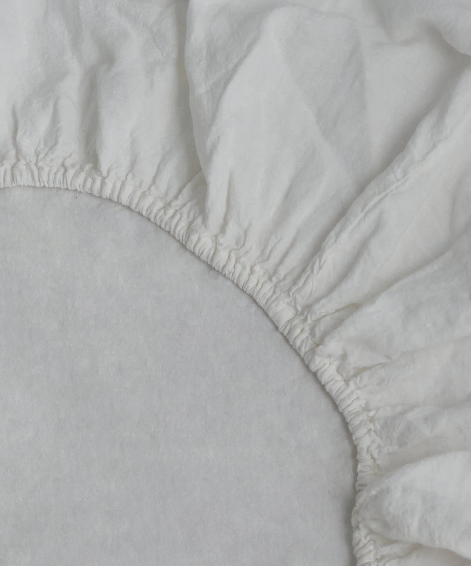 Dusk Linen Fitted Sheet