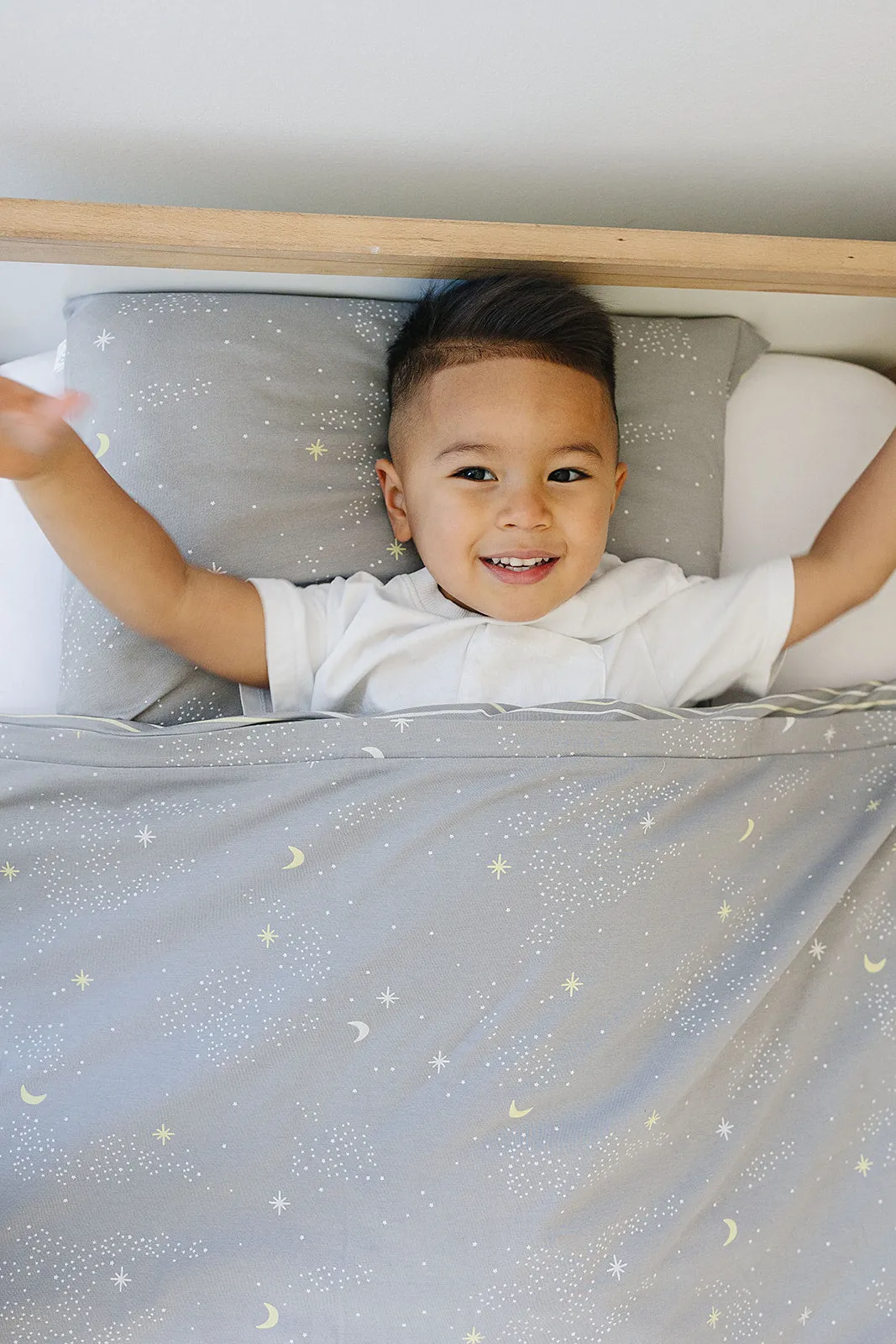 Ecolino® Duvet Cover, 100% Organic Cotton, Crib or Toddler, Milky Way